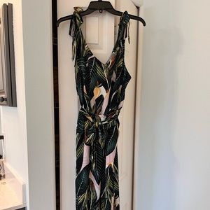 Tropical Print Jumpsuit